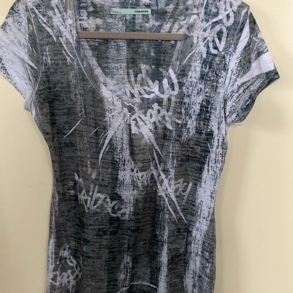 Black and white graphic tee from Maurice’s